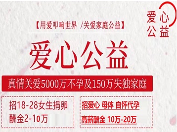 莲湖捐卵助孕生子 爱心志愿者招募